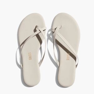 TKEES Cream Sandals